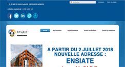 Desktop Screenshot of ensiate.fr