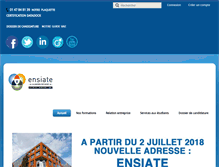 Tablet Screenshot of ensiate.fr